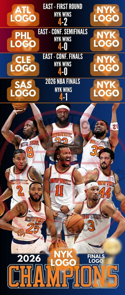 NYK - Road to the 2026 Basketball Championship Souvenir